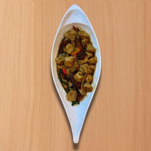 Konniaku Salteado con Salsa P70