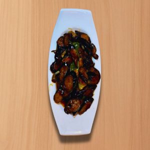 Salteado de Berenjena con Picante y Albahaca P63