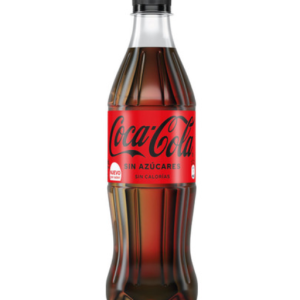Gaseosa Sin Azúcares Descartable Coca Cola 500 ml