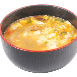Sopa Espesa de Verduras, Tofu y Huevo Poco Picante S41